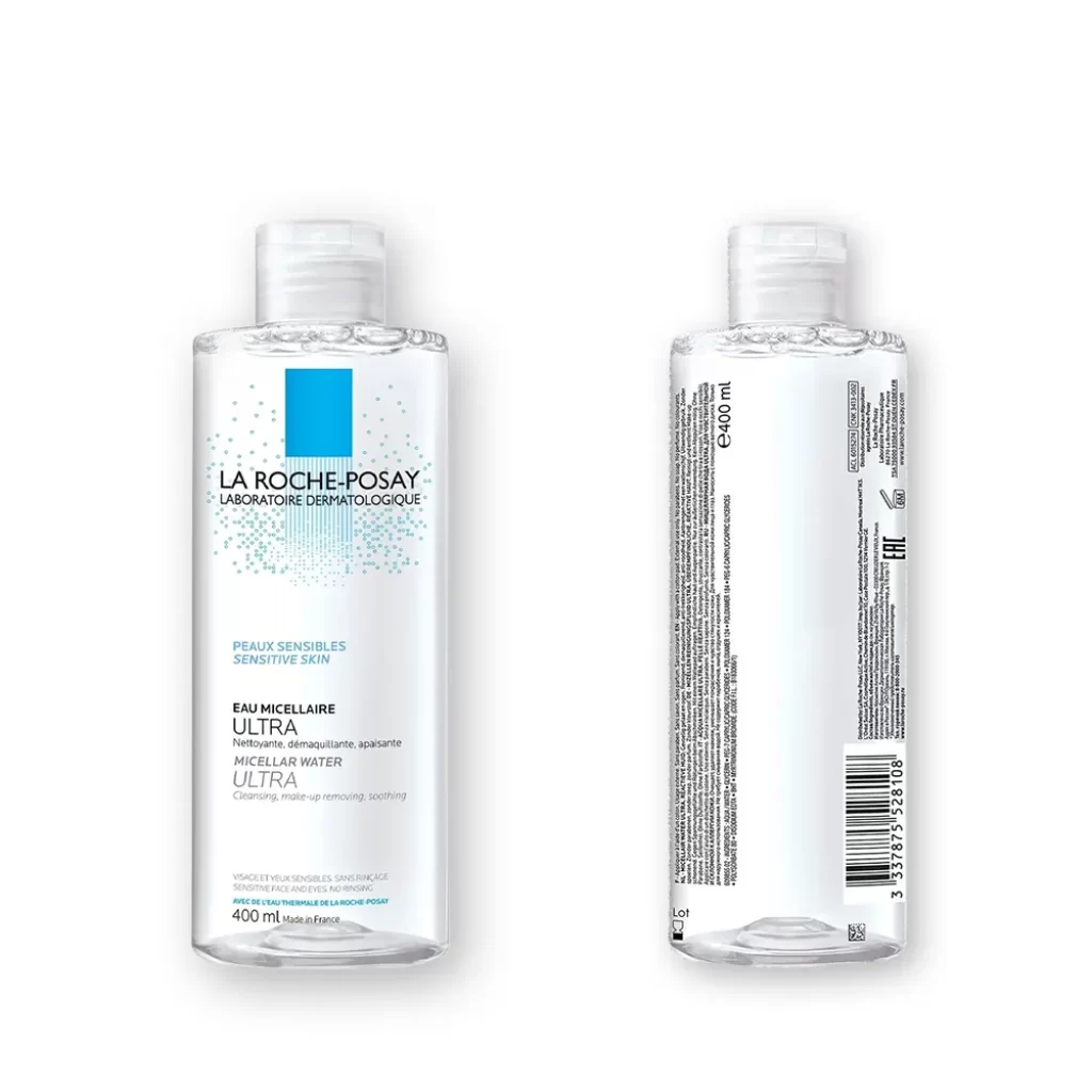 Nuoc lam sach sau va tay trang cho da nhay cam La Roche Posay Micellar Water Ultra Sensitive Skin 400ml 222